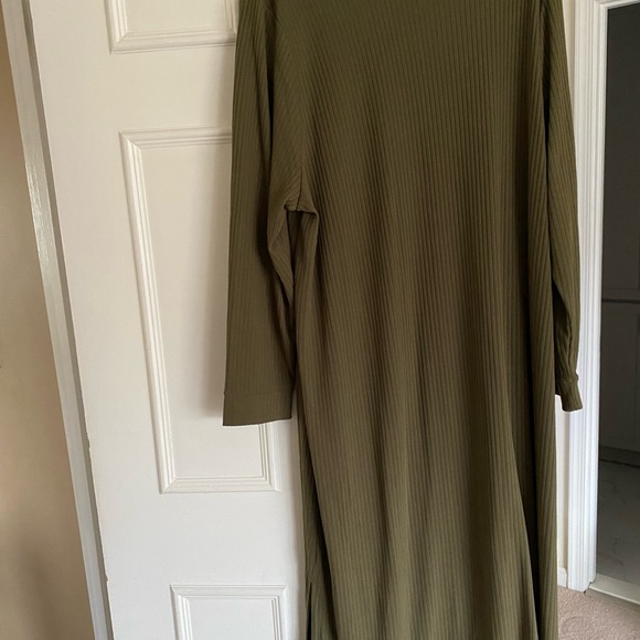 Rib-Knit Maxi Shift Dress for Women. - Picture 6 of 7